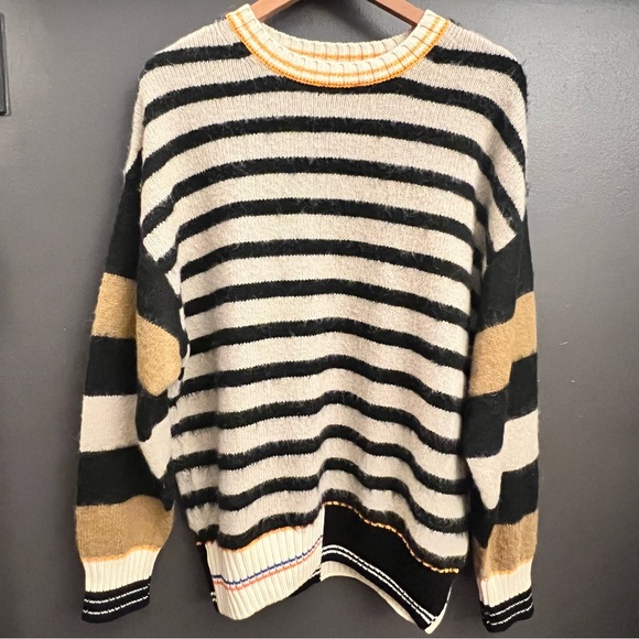 Stine Goya Women's Shea Striped Knitted Jumper in Multicolour Stripes - Picture 4 of 8